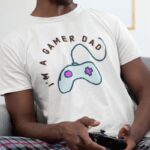 dad love tshirt, father's day tshirt, gamer father tshirt