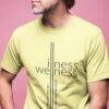 men tshirt embracing the togetherness with quote replace i with we