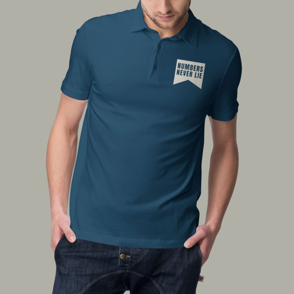 polo-tshirt-for-ca-professionals-quote-numbers-never-lie