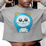 Dreamy Doraemon Crop Hoodie