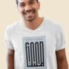 unisex vneck tshirt go beyond good-bad